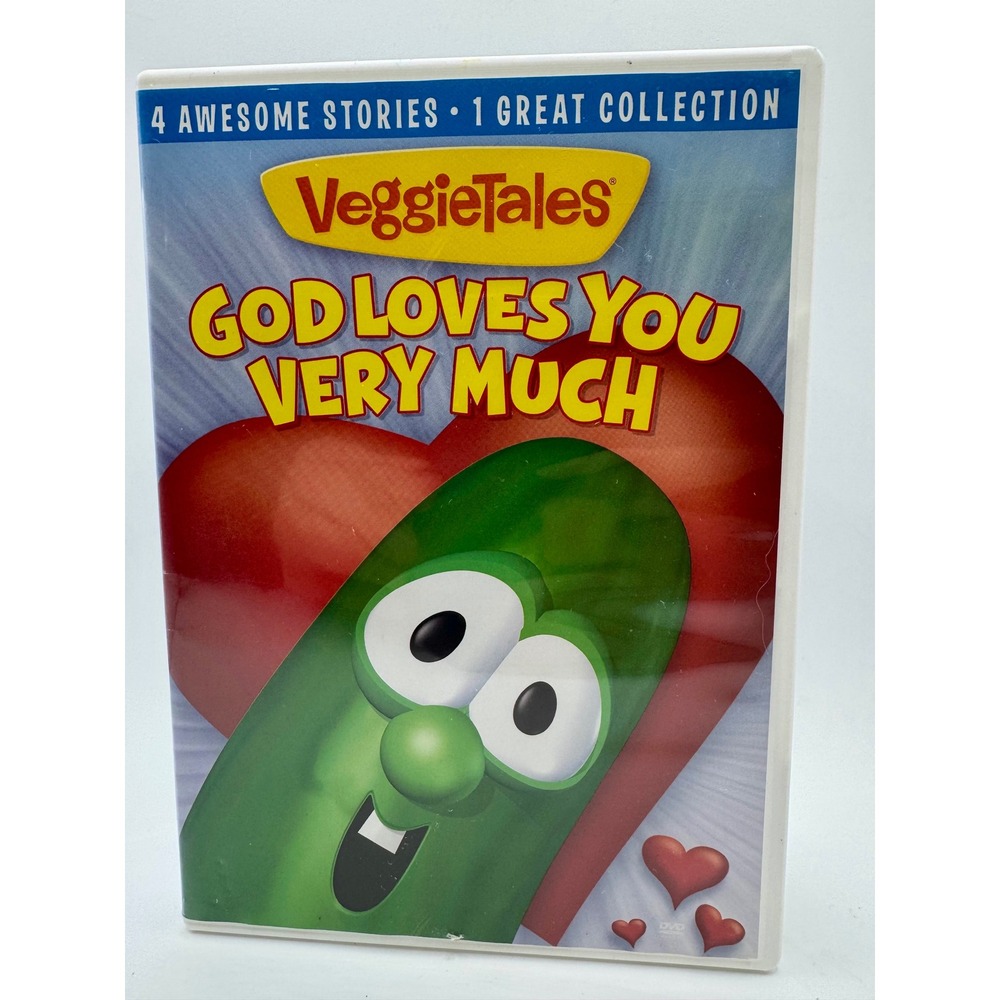 VeggieTales God Loves You Very Much DVD 4 Stories Religious Sing-Alongs Big Idea